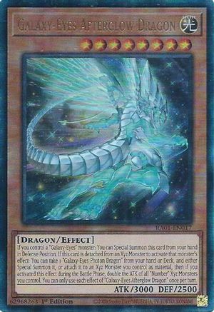 Image of Galaxy-Eyes Afterglow Dragon [RA01-EN017] Prismatic Ultimate Rare