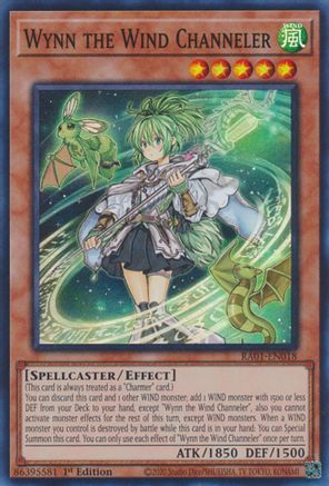 Image of Wynn the Wind Channeler [RA01-EN018] Super Rare