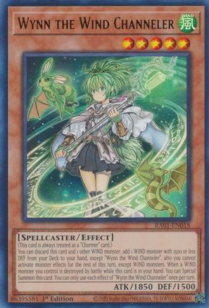 Image of Wynn the Wind Channeler [RA01-EN018] Ultra Rare