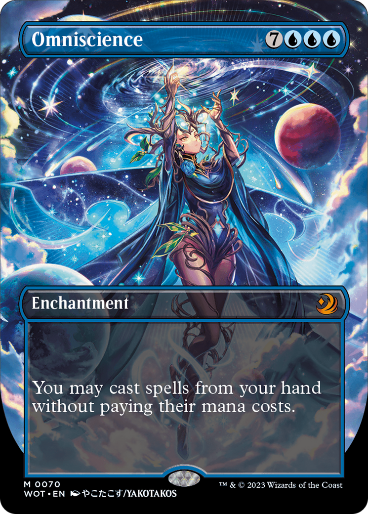 Image of Omniscience (Anime Borderless) [Wilds of Eldraine: Enchanting Tales]