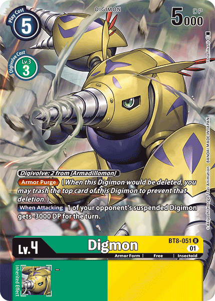 Image of Digmon [BT8-051] (Alternate Art) [New Awakening]