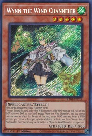Image of Wynn the Wind Channeler [RA01-EN018] Secret Rare
