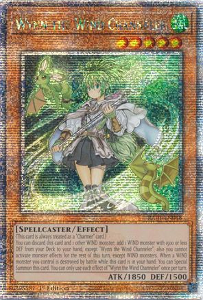 Image of Wynn the Wind Channeler [RA01-EN018] Quarter Century Secret Rare