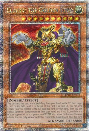 Image of Eldlich the Golden Lord [RA01-EN019] Quarter Century Secret Rare