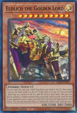 Image of Eldlich the Golden Lord (Alternate Art) [RA01-EN019] Ultra Rare