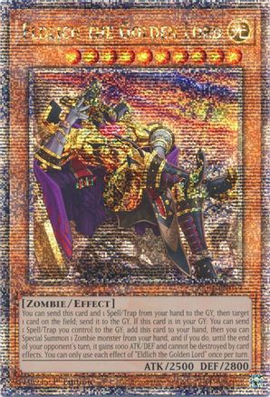 Image of Eldlich the Golden Lord (Alternate Art) [RA01-EN019] Quarter Century Secret Rare