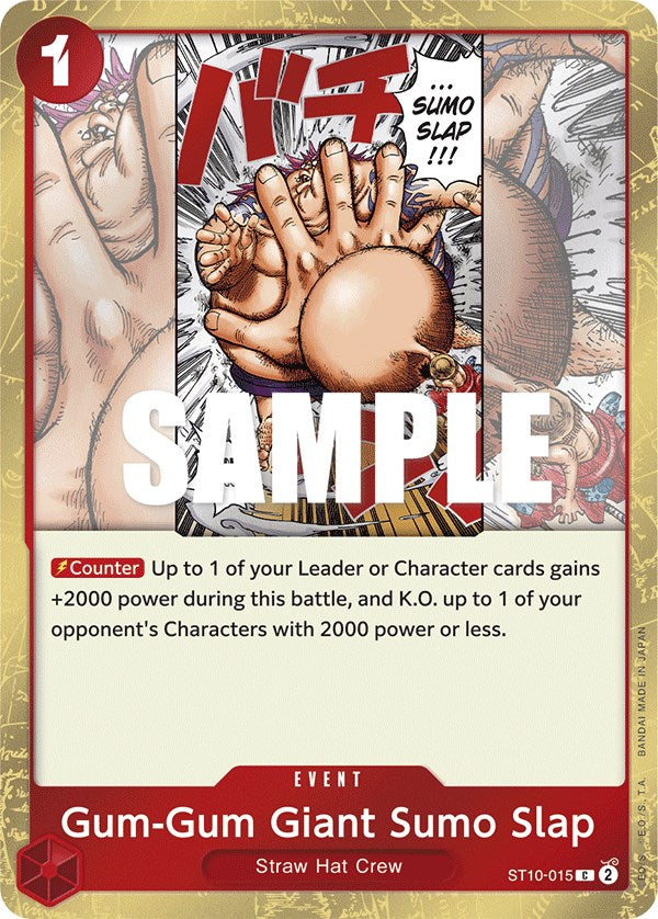 Image of Gum-Gum Giant Sumo Slap [Ultra Deck - The Three Captains]