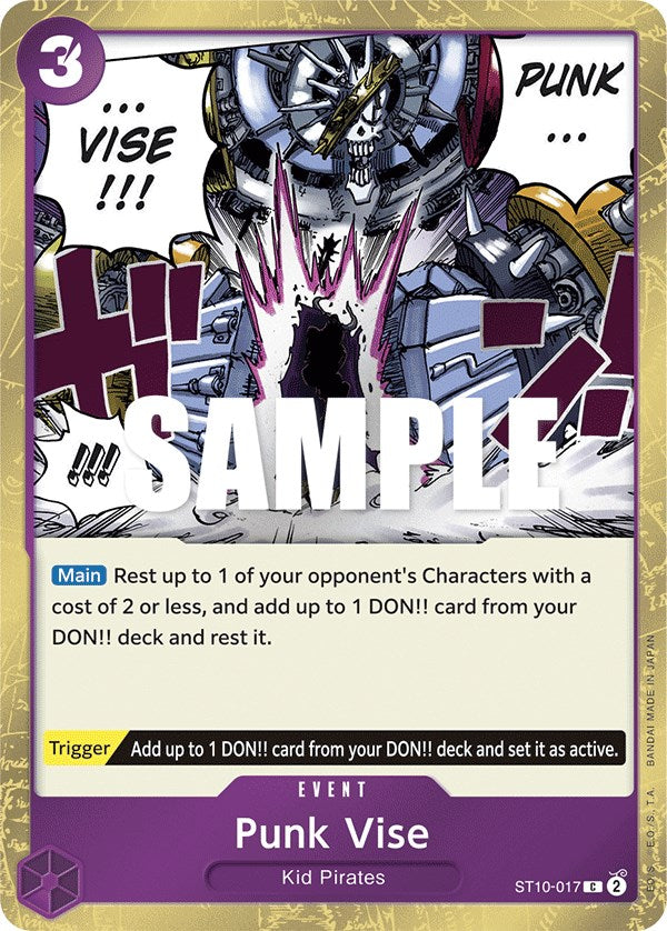 Image of Punk Vise [Ultra Deck - The Three Captains]