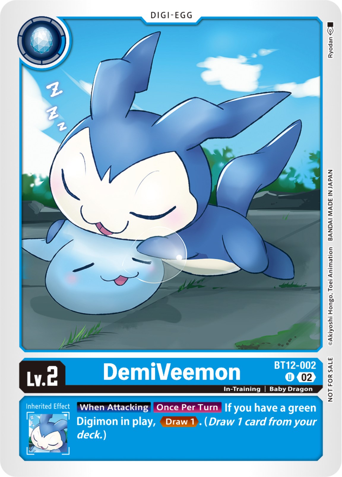 Image of DemiVeemon [BT12-002] (NYCC 2023 Demo Deck) [Across Time]