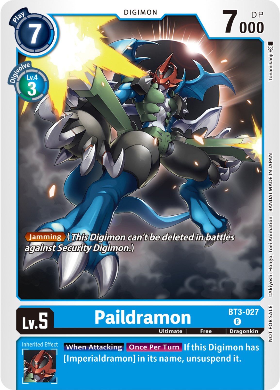 Image of Paildramon [BT3-027] (NYCC 2023 Demo Deck) [Release Special Booster Ver.1.5]