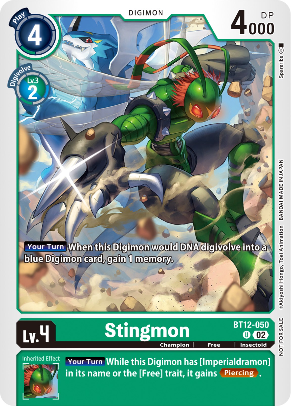Image of Stingmon [BT12-050] (NYCC 2023 Demo Deck) [Across Time]