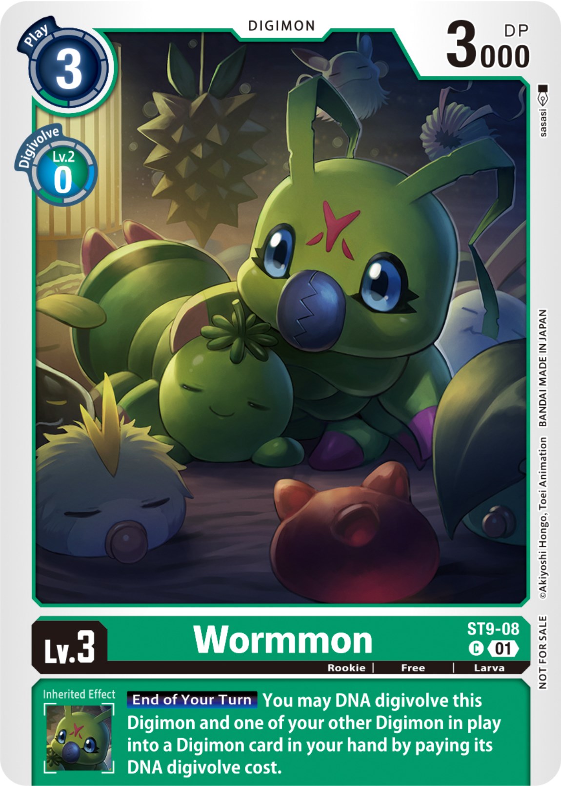 Image of Wormmon [ST9-08] (NYCC 2023 Demo Deck) [Starter Deck: Ultimate Ancient Dragon]