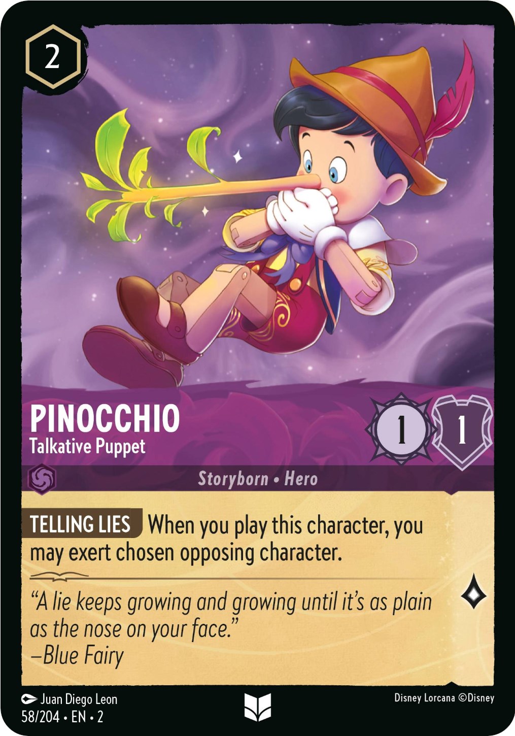 Image of Pinocchio - Talkative Puppet (58/204) [Rise of the Floodborn]