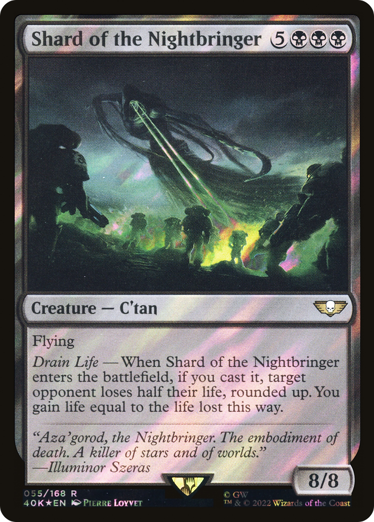 Image of Shard of the Nightbringer (Surge Foil) [Warhammer 40,000]