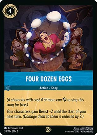 Image of Four Dozen Eggs (33) - Disney Lorcana Promo Cards Cold Foil