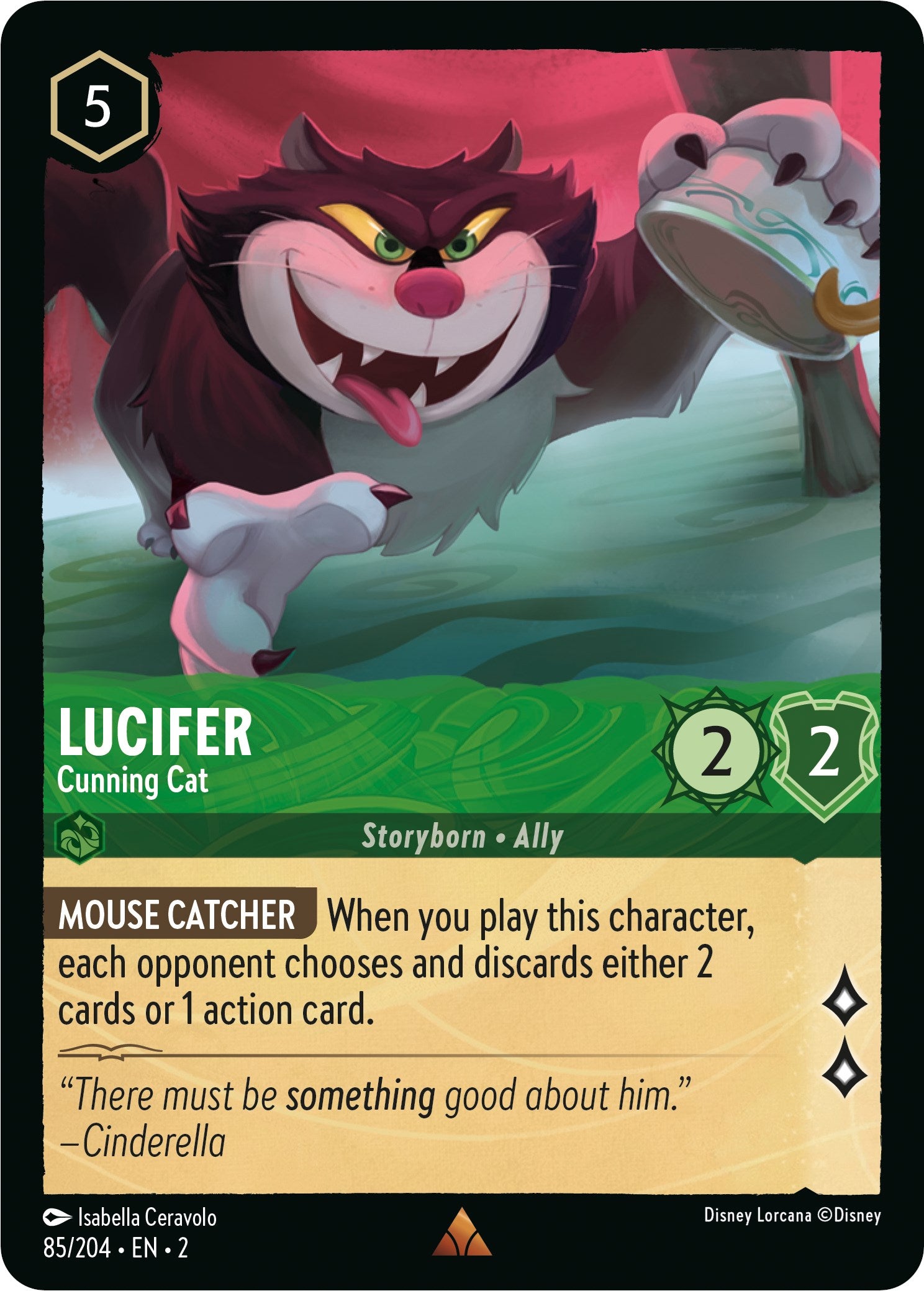Image of Lucifer - Cunning Cat (85/204) [Rise of the Floodborn]