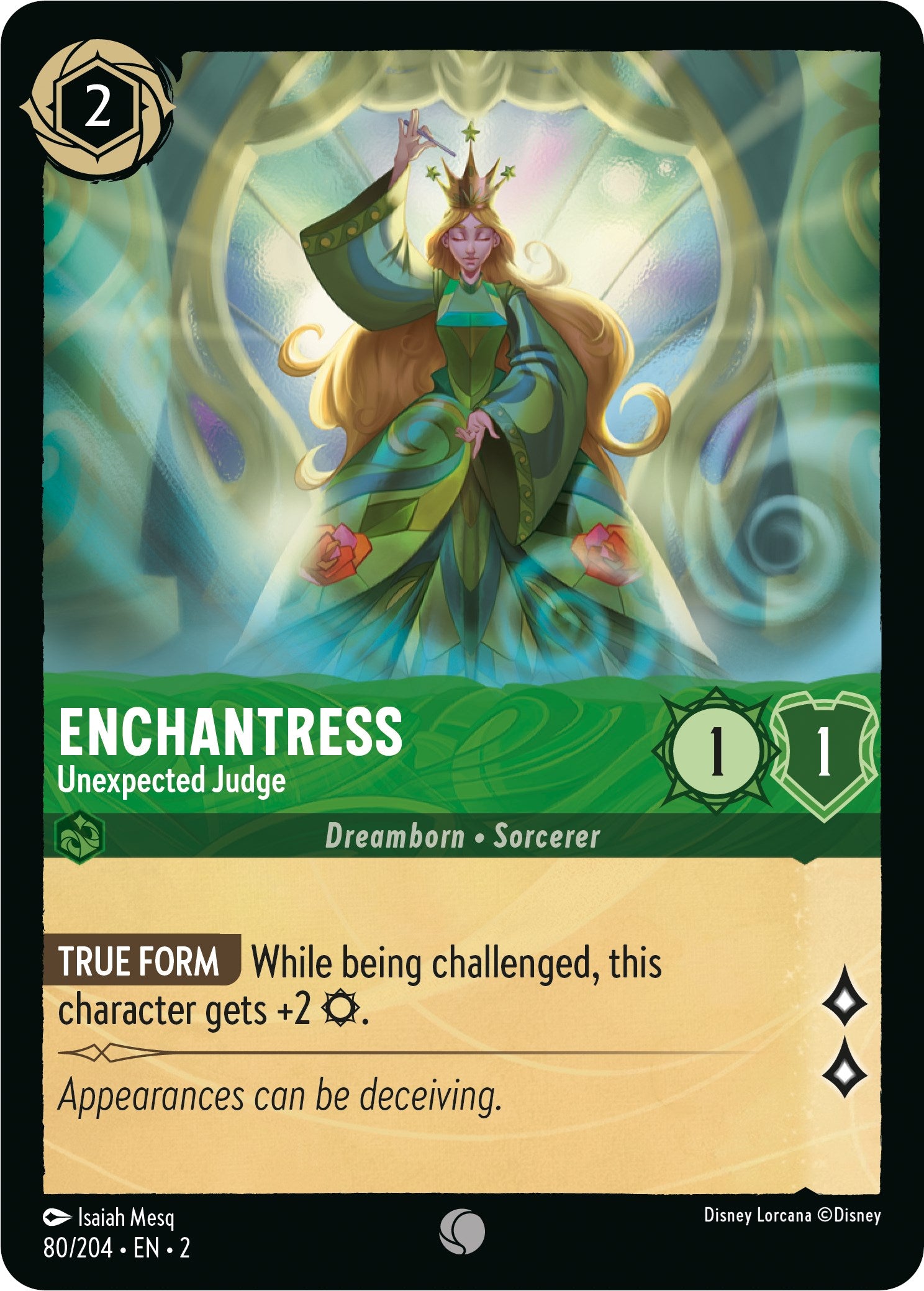 Image of Enchantress - Unexpected Judge (80/204) [Rise of the Floodborn]