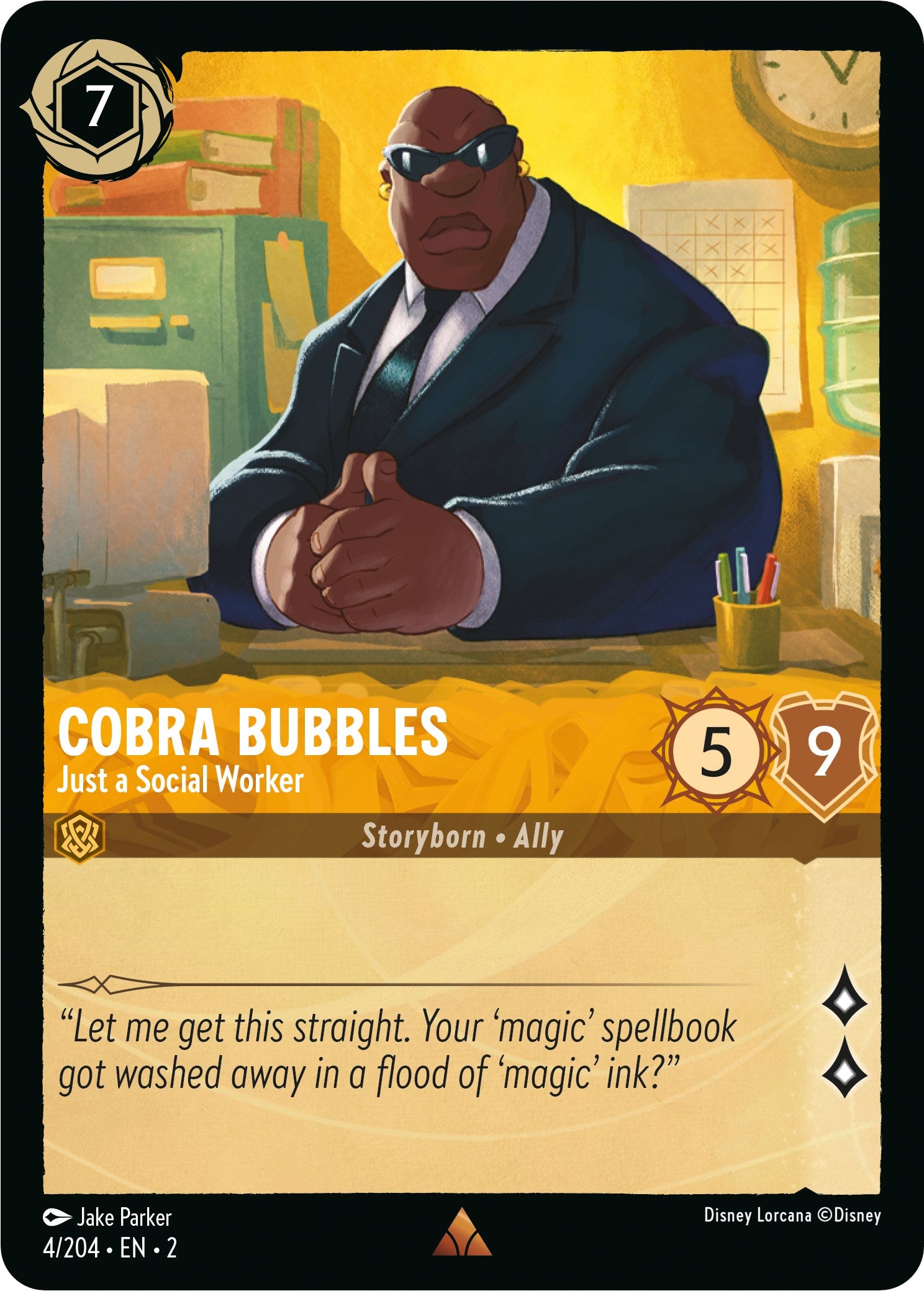 Image of Cobra Bubbles - Just a Social Worker (4/204) [Rise of the Floodborn]