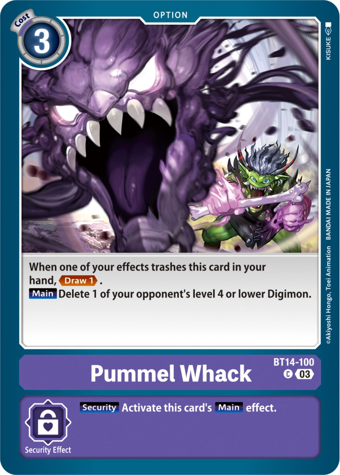 Image of Pummel Whack [BT14-100] [Blast Ace]