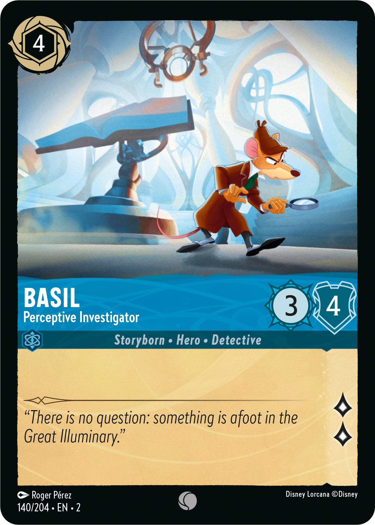 Image of Basil - Perceptive Investigator (140/204) [Rise of the Floodborn]