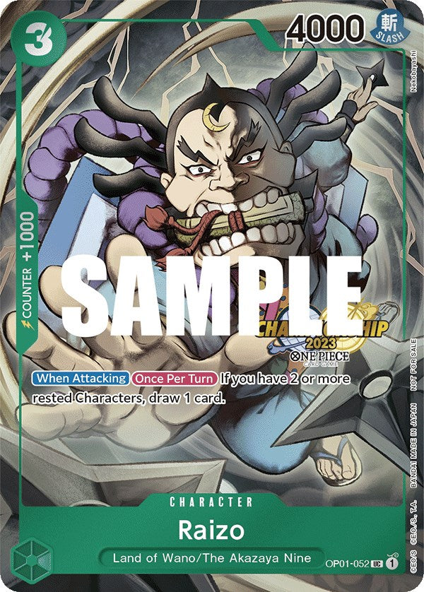 Image of Raizo (CS 2023 Event Pack) [One Piece Promotion Cards]