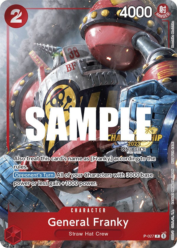 Image of General Franky (CS 2023 Event Pack) [One Piece Promotion Cards]