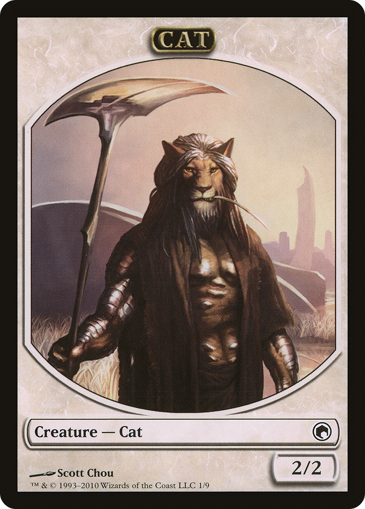 Image of Cat Token [Scars of Mirrodin Tokens]