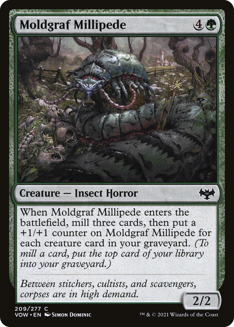 Image of Moldgraf Millipede [Innistrad: Crimson Vow]