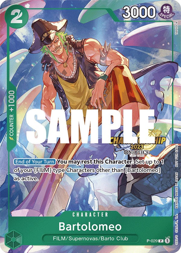 Image of Bartolomeo (CS 2023 Event Pack) [One Piece Promotion Cards]