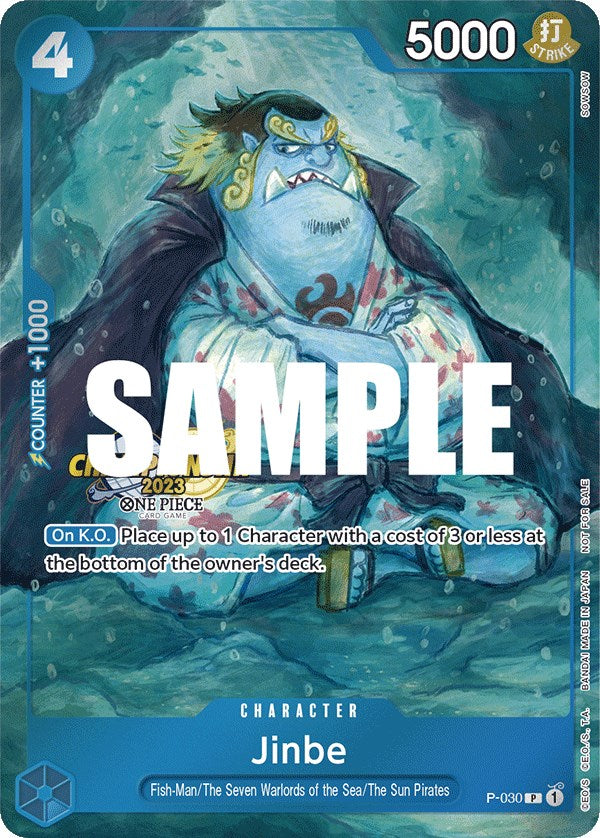 Image of Jinbe (CS 2023 Event Pack) [One Piece Promotion Cards]
