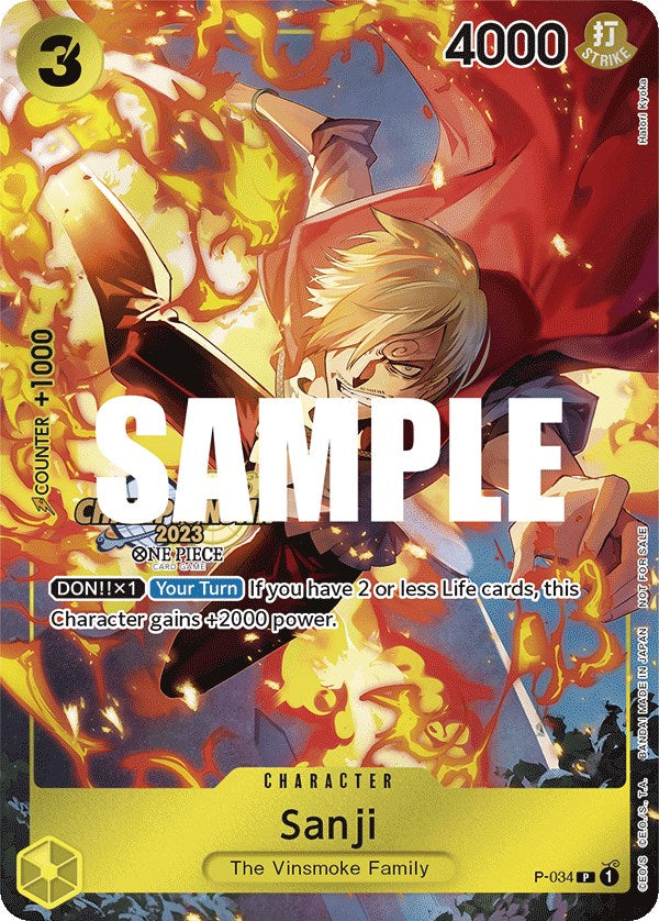 Image of Sanji (CS 2023 Event Pack) [One Piece Promotion Cards]