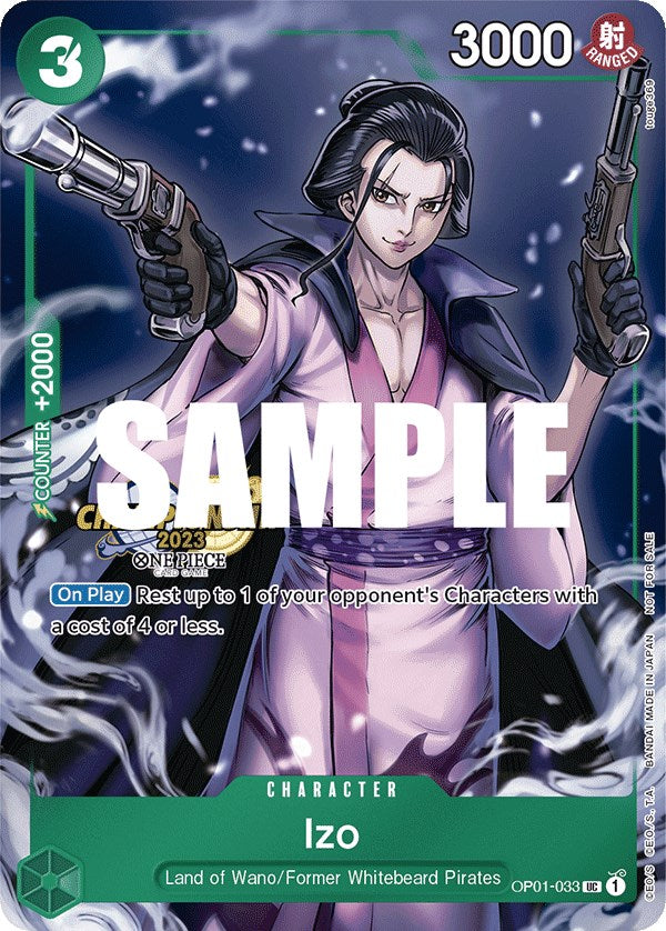 Image of Izo (CS 2023 Celebration Pack) [One Piece Promotion Cards]