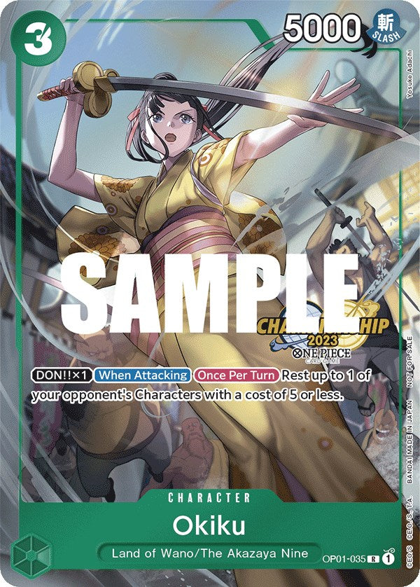 Image of Okiku (CS 2023 Celebration Pack) [One Piece Promotion Cards]