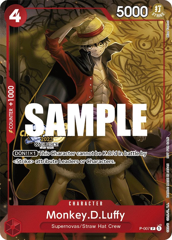 Image of Monkey.D.Luffy (CS 2023 Celebration Pack) [One Piece Promotion Cards]