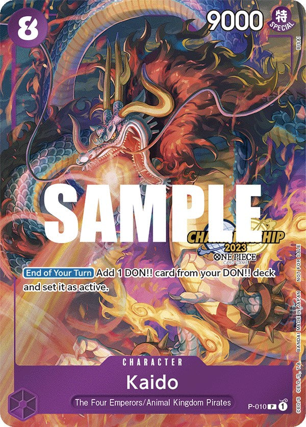 Image of Kaido (CS 2023 Celebration Pack) [One Piece Promotion Cards]