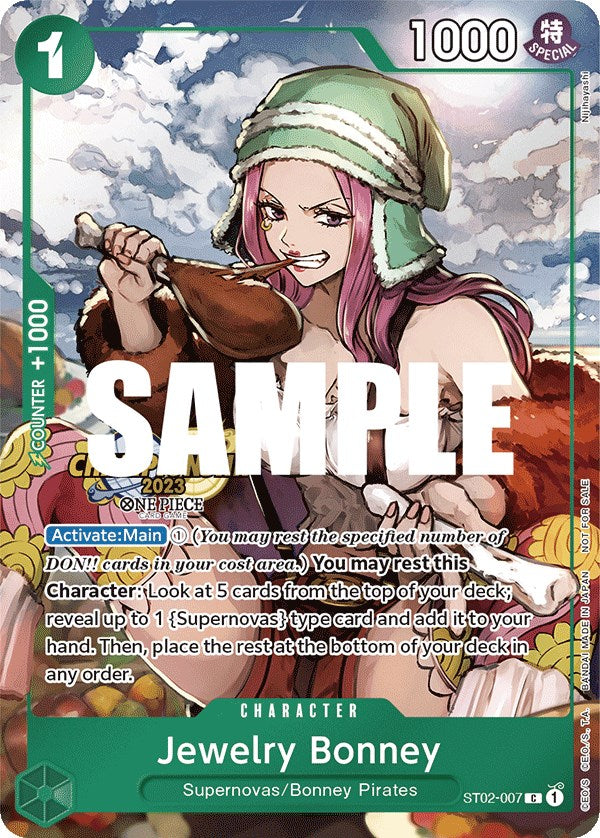 Image of Jewelry Bonney (CS 2023 Celebration Pack) [One Piece Promotion Cards]