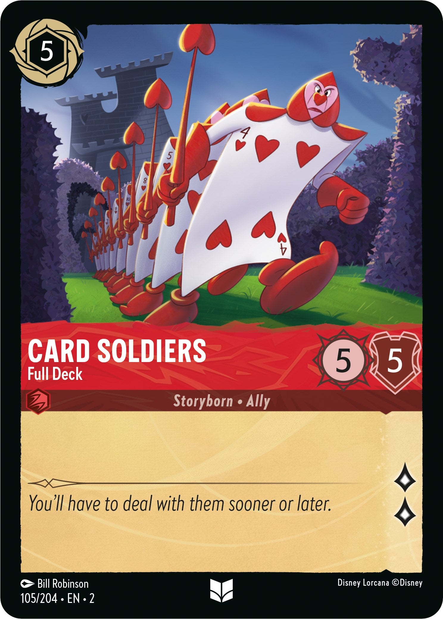 Image of Card Soldiers - Full Deck (105/204) [Rise of the Floodborn]