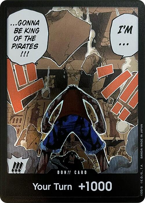 Image of DON!! Card (Luffy vs. Crocodile) (Devil Fruits Collection Vol. 1) [One Piece Promotion Cards]