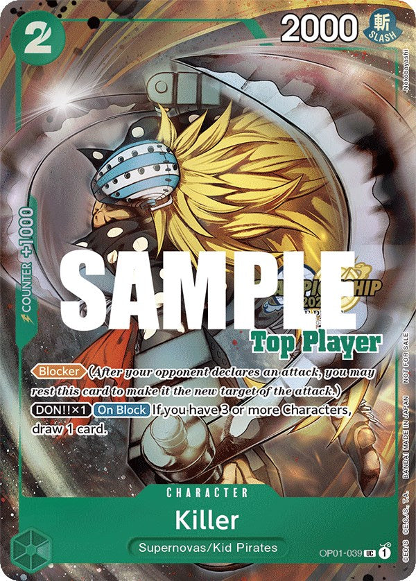 Image of Killer (CS 2023 Top Players Pack) [One Piece Promotion Cards]