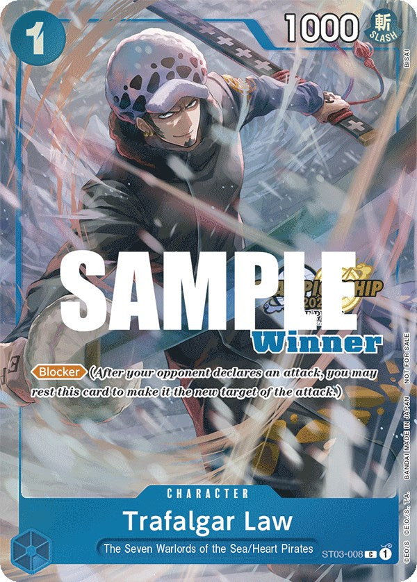 Image of Trafalgar Law (CS 2023 Top Players Pack) [Winner] [One Piece Promotion Cards]