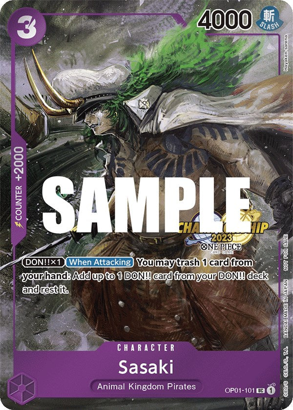 Image of Sasaki (CS 2023 Event Pack Finalist Ver.) [One Piece Promotion Cards]