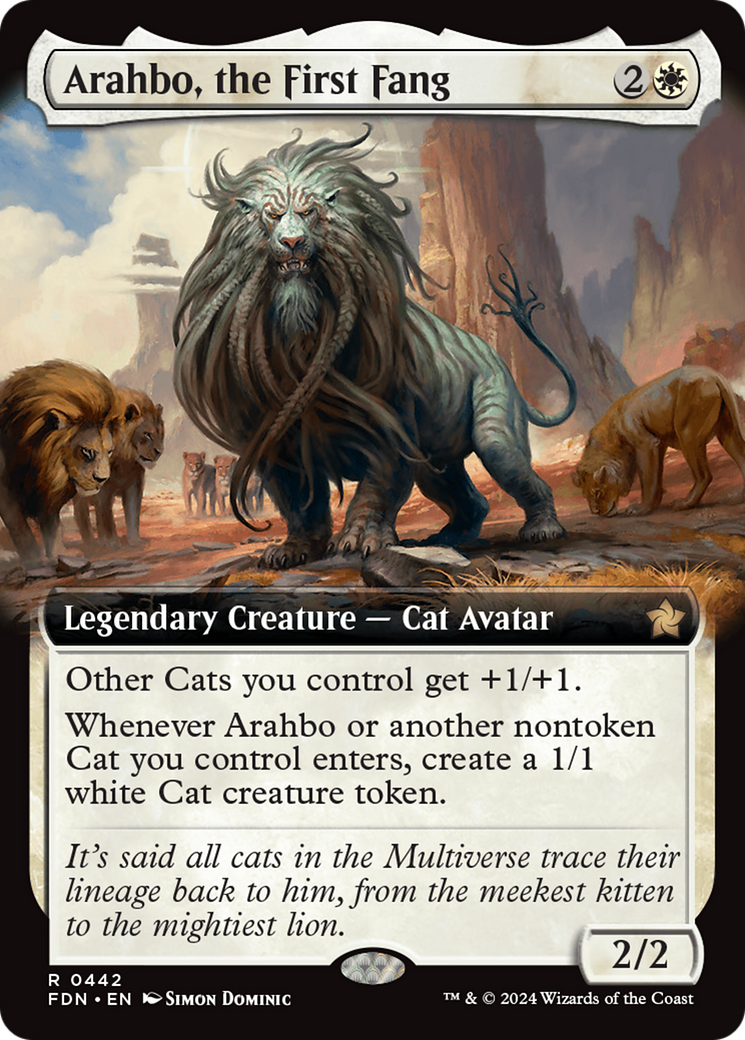 Image of Arahbo, the First Fang (Extended Art) [Foundations]
