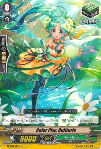 Image of Color Pixy, Quitterie (G-TD12/017EN) [Flower Princess of Abundant Blooming]
