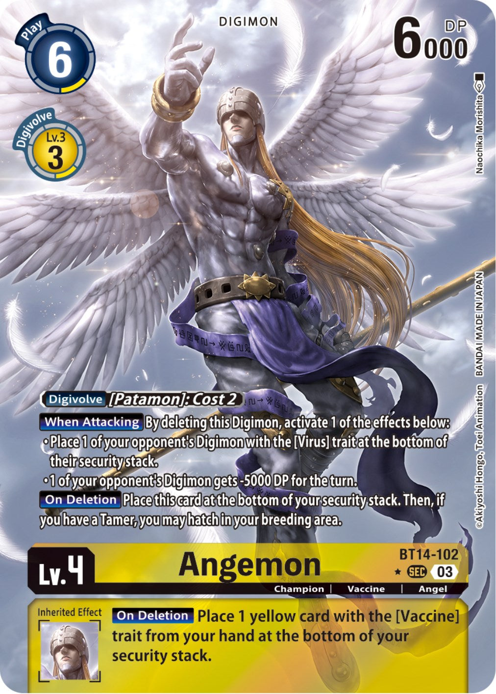 Image of Angemon [BT14-102] (Alternate Art) [Blast Ace]