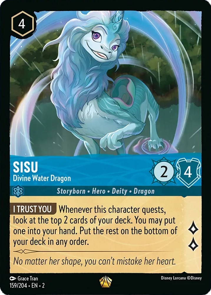 Image of Sisu - Divine Water Dragon (159/204) [Rise of the Floodborn]