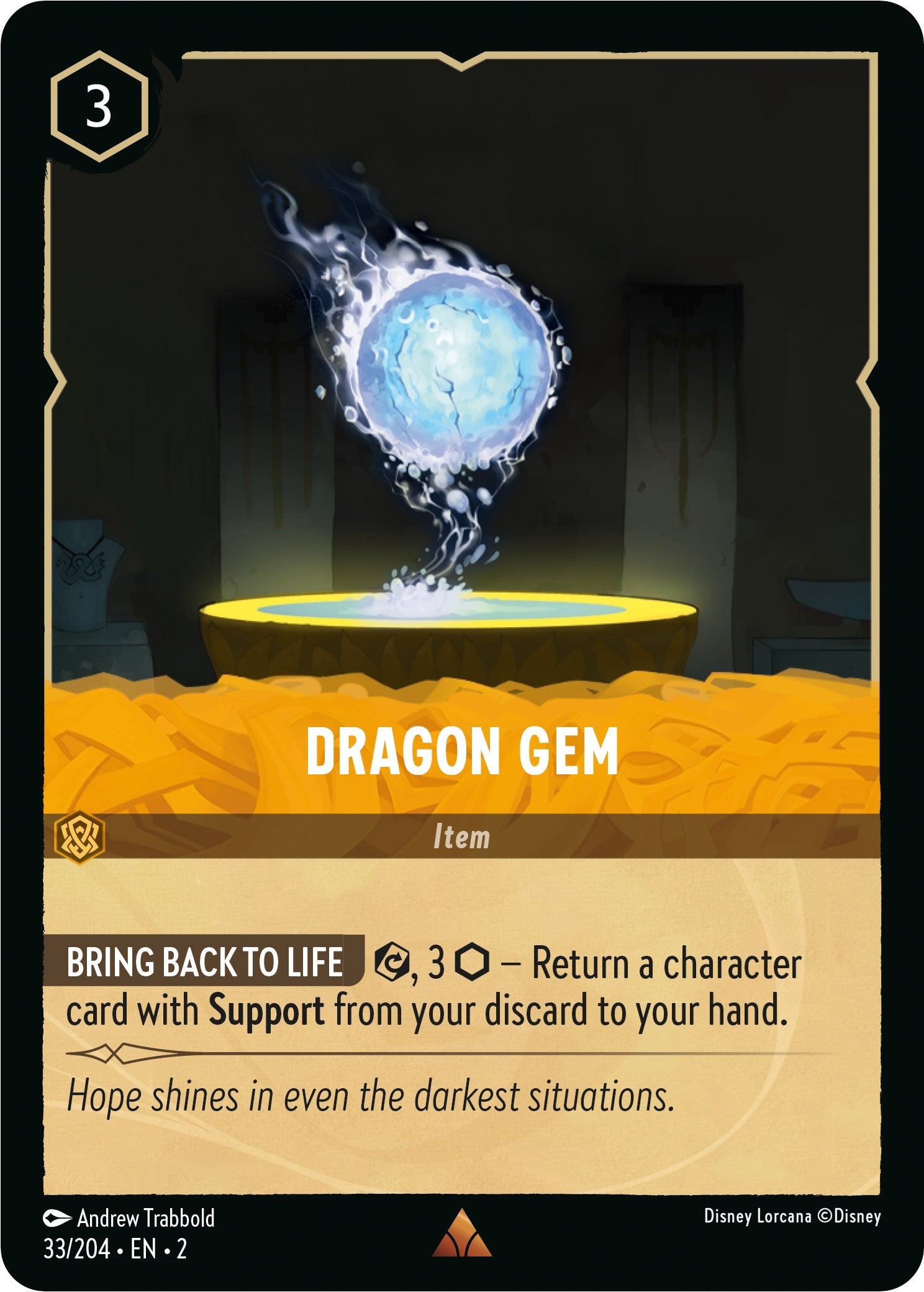 Image of Dragon Gem (33/204) [Rise of the Floodborn]