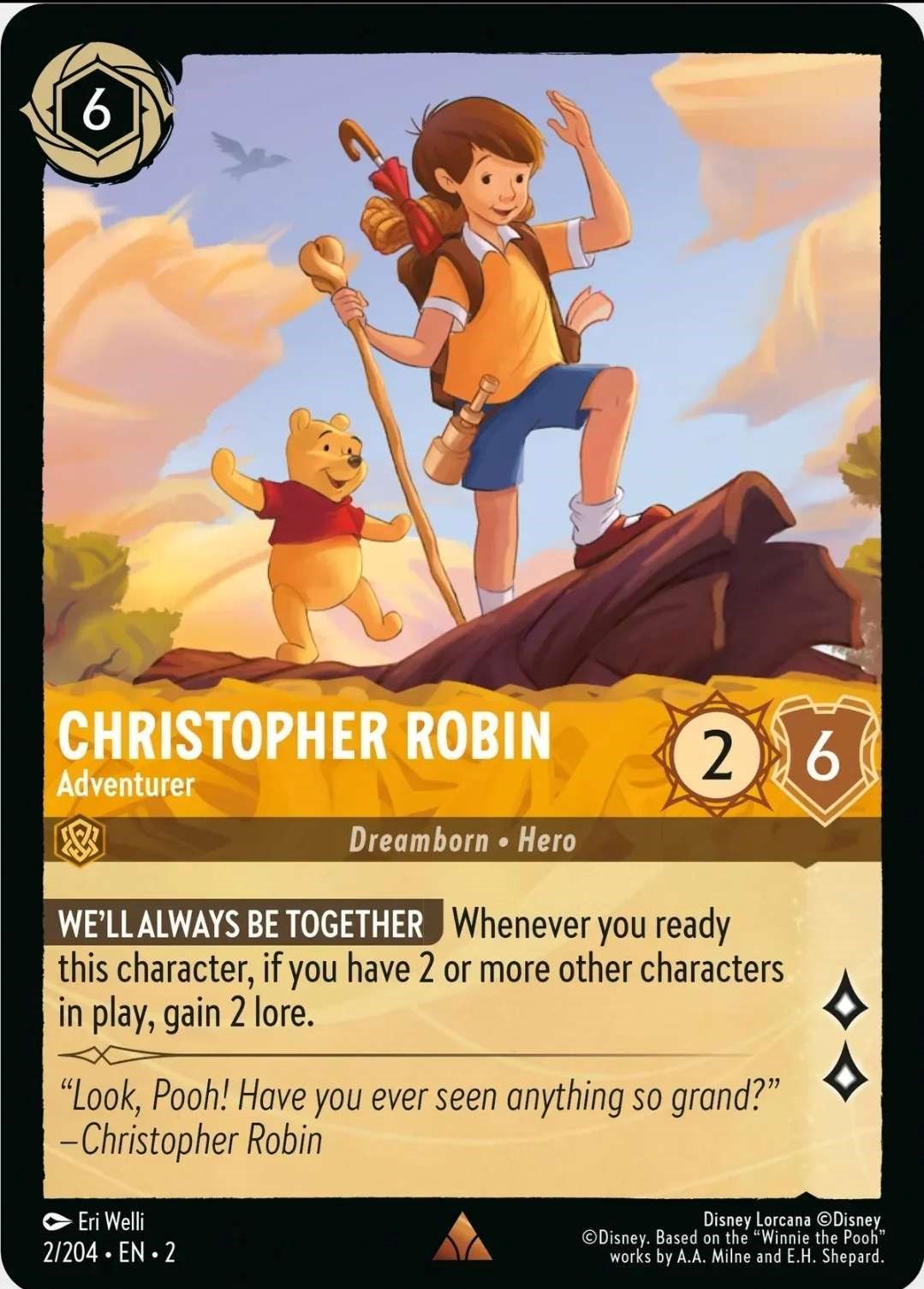 Image of Christopher Robin - Adventurer (2/204) [Rise of the Floodborn]