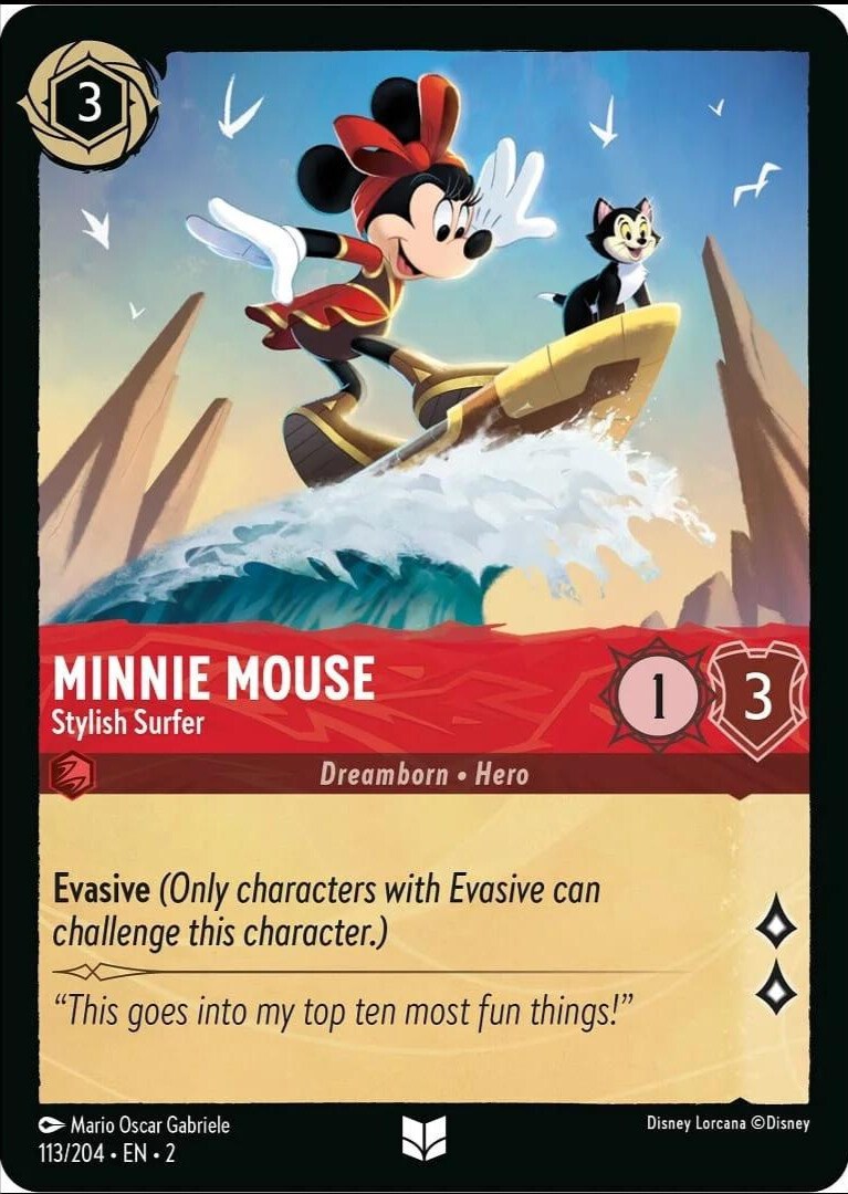Image of Minnie Mouse - Stylish Surfer (113/204) [Rise of the Floodborn]