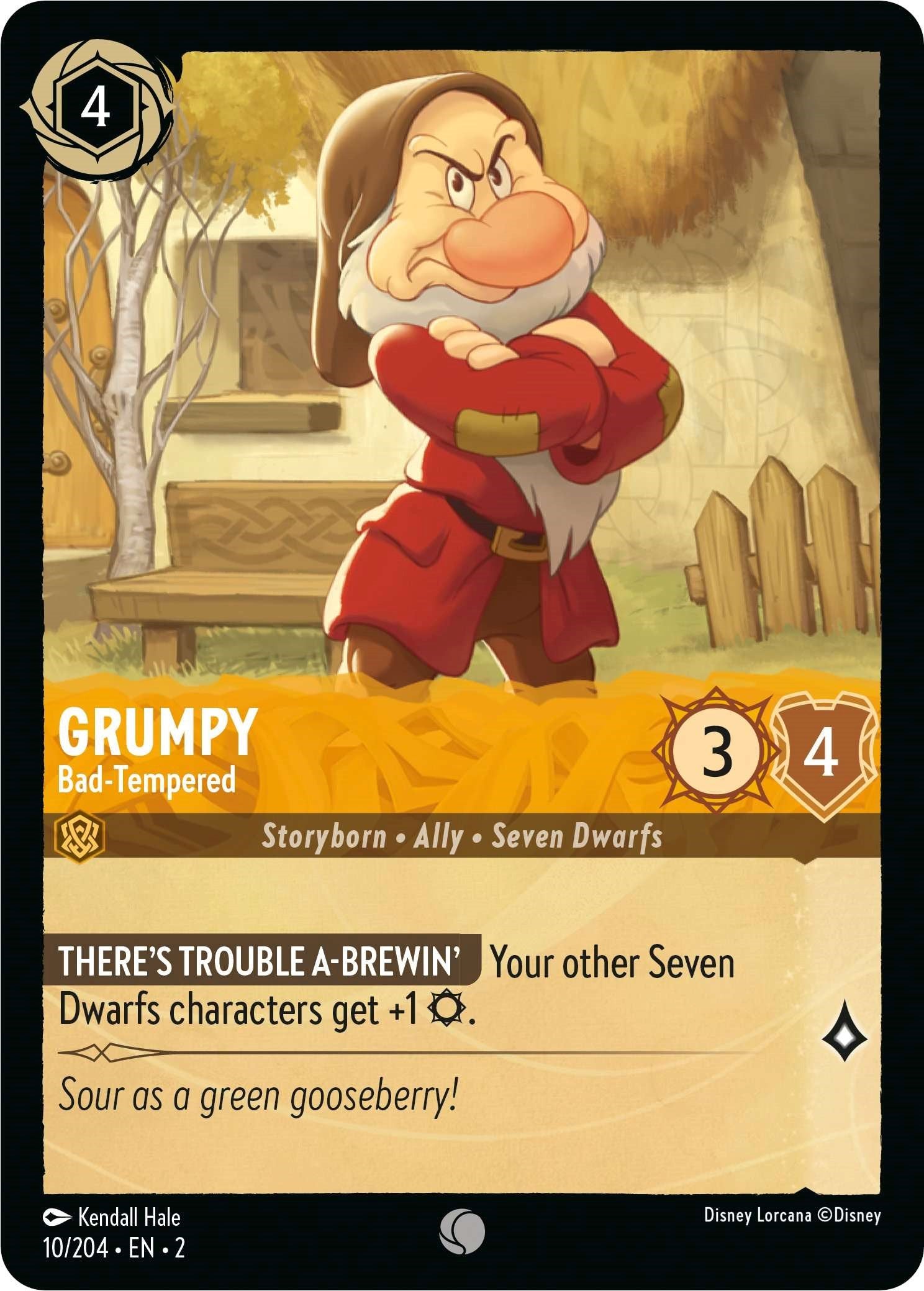 Image of Grumpy - Bad-Tempered (10/204) [Rise of the Floodborn]