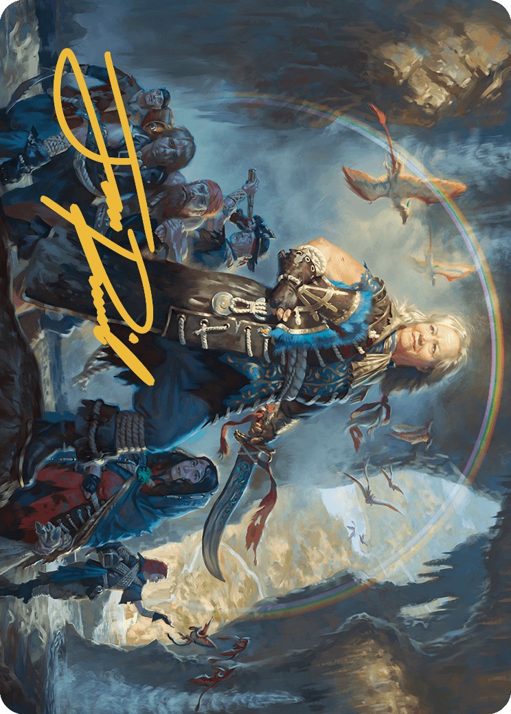 Image of Admiral Brass, Unsinkable Art Card (Gold-Stamped Signature) [The Lost Caverns of Ixalan Art Series]